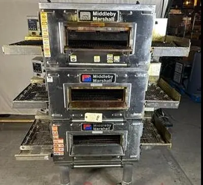 Middleby Marshall PS528G Triple Stack Gas Conveyor Oven