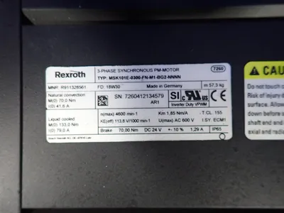 USED REXROTH MSK101E0300FNM1BG2NNNN