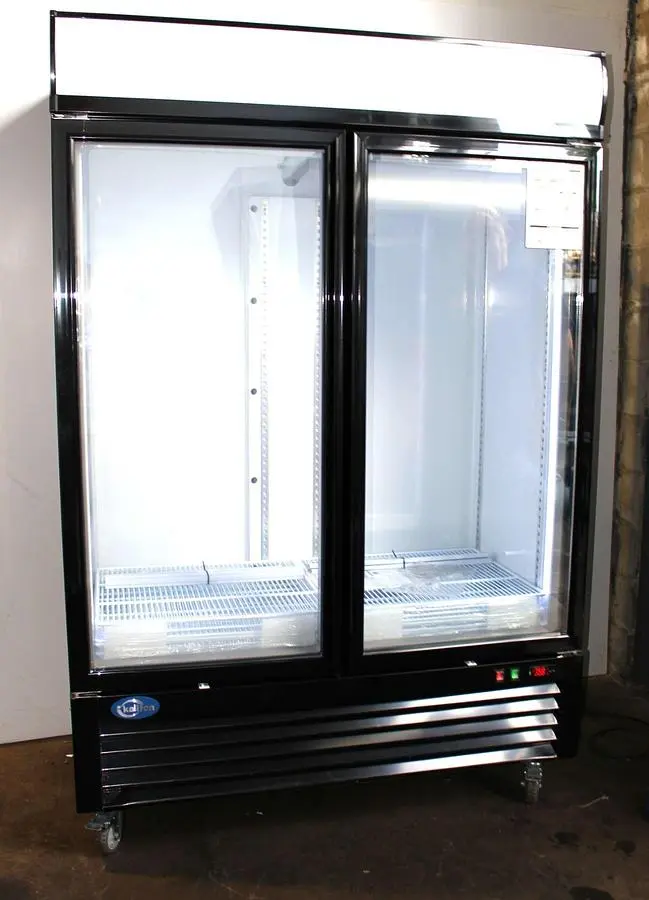 Commercial 54" 2 Door Merchandiser Refrigerator 43 cu. ft. - Scratch & Dent Model: KPR-49BG -SEE VIDEO