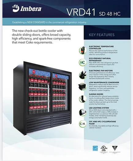Used IMBERA _UNKNOWN_ Bottle Coolers Ohio US | Palm Beach Restaurant Equipment, LLC #1421249