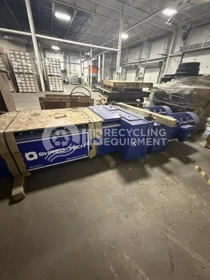 New | in-Stock 2023 SHRED TECH ST-75 ES DUAL SHAFT SHREDDER WITH ENCLOSURE Shredders Wisconsin US | US Recycling Equipment #1362783