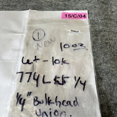 New | in-Stock Let-Lok 774LSS1/4 Valves/Fittings California US | Davliegogo LLC #1718793