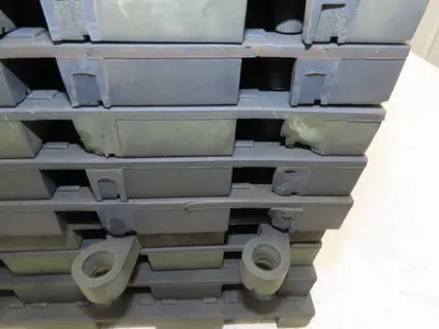 Wearwell H-9389 ErgoDeck Mat - 18 x 18", Solid Tile 7/8" Thick  Lot of 10pcs