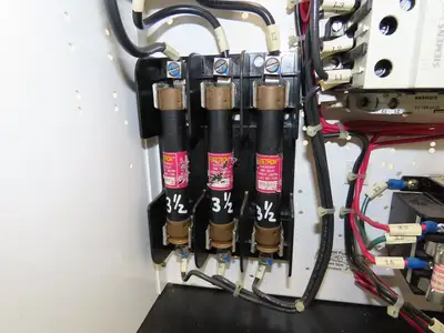 Siemens Combination Bucket Reversing Motor Starter MCC Fused 10Hp 600VAC 3Ph