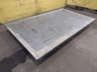 10' X 6' X 13" STEEL LAYOUT TABLE: STOCK #23784