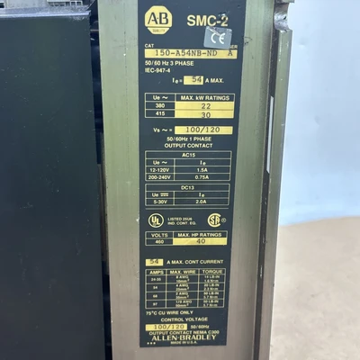 Used Allen-Bradley 150-A54NB-ND Starters Indiana US | J&J Industrial Supply #1232773