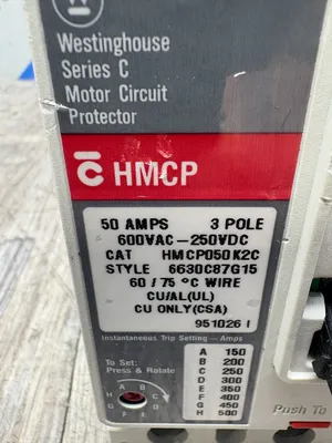 WESTINGHOUSE HMCP050K2C Electrical/PLC/Automation | ESS Industrial Equipment Sales (8)
