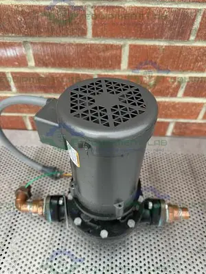 USED GRUNDFOS TP 40-160/2 U-G-Z-BUBE INLINE PUMP W/ BALDOR .75 HP MOTOR