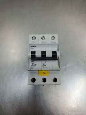 USED Siemens 5SX23 B16 Triple-Pole Breaker, 480V Max, Lot of 5