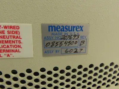 MeasureX 207693 Video Processing Unit Input Switch Inspection 110/220VAC