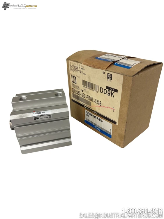 New | in-Stock SMC CDQ2A63-35D-F7BVL-X838 Parts (Hydraulics and Pneumatics) Kentucky US | Industrial Parts R Us Inc. #973356