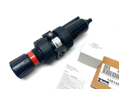 USED PARKER MODULAR FILTER/REGULATOR 1/2" NPT 5 MICRON
