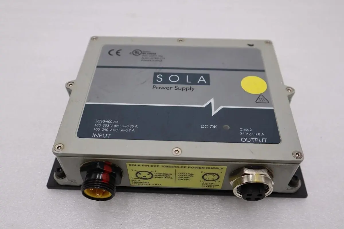 LOT OF 2 - SOLA SCP 100S24X-CP POWER SUPPLY 50/60/400HZ STOCK H1716