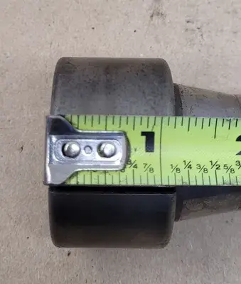 5C STEP COLLET, 2" HEAD DIAMETER, 1-1/8" HEAD THICKNESS, 5/8" PILOT HOLE, 4.5" OAL