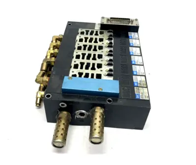 92B-000-BJ4, 92B-000-BJ4, 92B | Mac Valves 92 Series 7-Station Valve Manifold Base 92B-000-BJ4 x6 92B-000-BL4 - Used