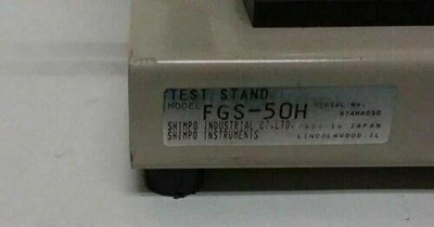 SHIMPO FGS-50H Hand Wheel Test Stand DFS-100R Digital force Gauge Mitutoyo