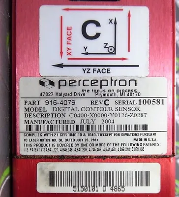 USED PERCEPTRON DIGITAL CONTOUR SENSOR