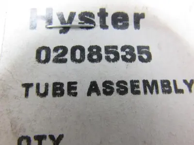 Hyster 0208535 Hyster Tube Assembly Assorted Lot OF 7 Pieces