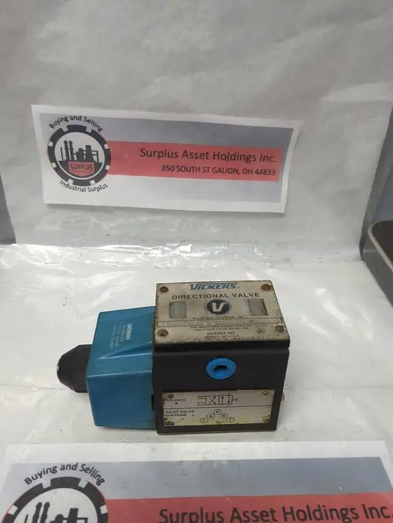 Used VICKERS 879221 DG4S41 021A B.60 Pump & Valve Parts Ohio US | Surplus Asset Holdings #1236145