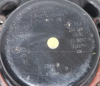NEW ELECTRIC MOTORS & SPEC INC. 208-220 ELECTGRIC MOTOR 208220