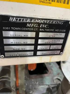 USED BETTER ENGINEERING F-4000-P