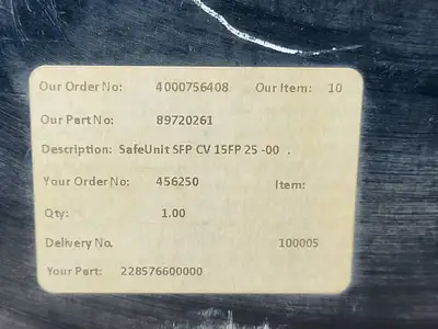 New | in-Stock JOHN CRANE SFP CV 15FP 25-00 Parts (Hydraulics and Pneumatics) British Columbia CA | Lenmark #837123