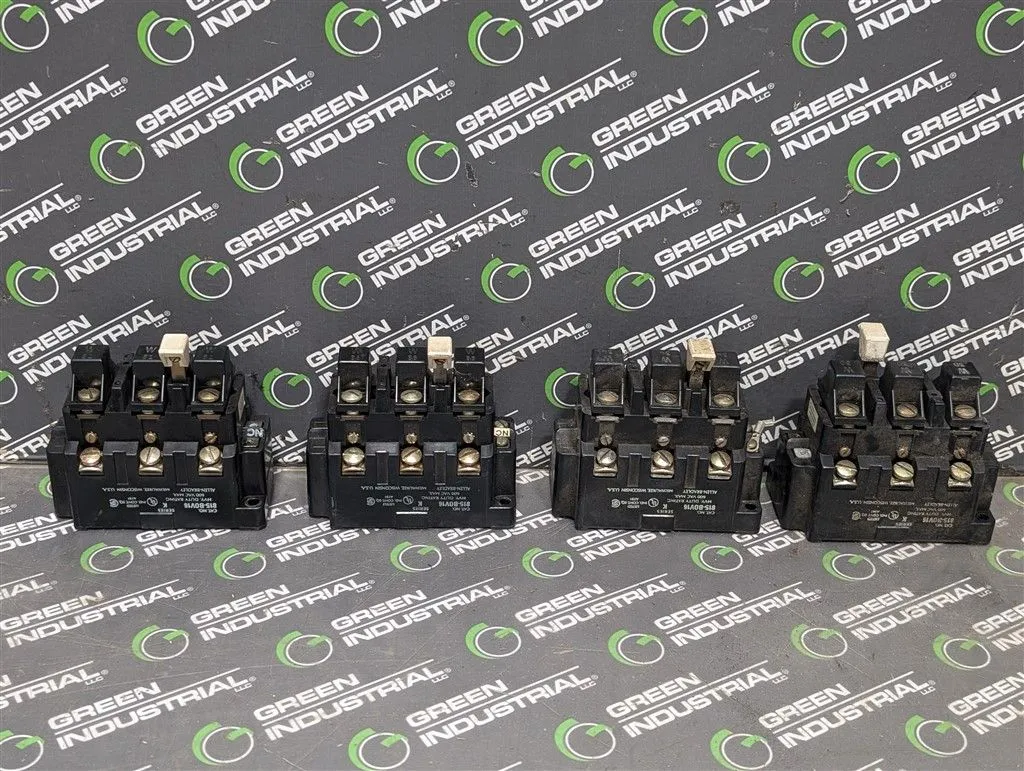Lot of 4 Allen Bradley 815-BOV16 Motor Starter Overload Relays Series K Used
