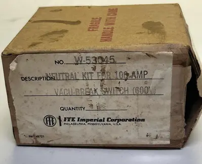 New | in-Stock ITE W-53045 Misc Electrical & Power Parts Ohio US | Surplus Asset Holdings #1240508