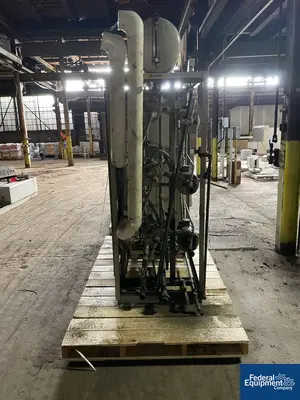 USED Berstorff 1,610 MM (63") Berstorff Vertical Two Roll Calander Sheet Stack