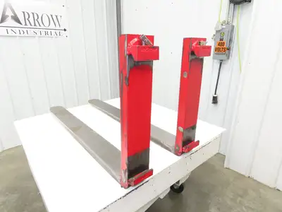 Bolzoni QQE 190830 5x48" Class 3 Steel Forklift Forks 20" Carriage 1-Pair READ