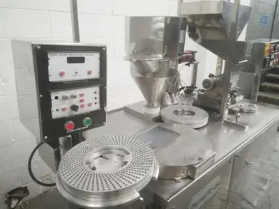 Pharmafill Model CF2 Stainless Steel Semiautomatic Filler