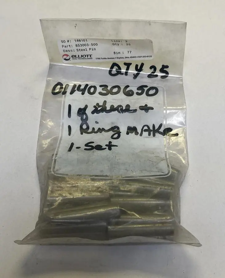 New | in-Stock ELLIOT 853003-500 Misc Electrical & Power Parts Ohio US | Surplus Asset Holdings #1240067