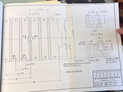 1956 CLEVELAND 14H-200 Gap Frame (OBS) Presses | Universal Press & Machinery (UPM) (11)