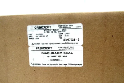 NEW ASHCROFT 35-1009-AW-02L-200# PRESSURE GAUGE 3-1/2" 351009AW02L200