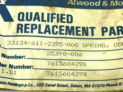 Used Atwood & Morrill 33134-611-2395-00 Misc Fasteners Michigan US | Maverick Industrial Sales #1397585