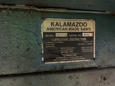 Used KALAMAZOO SAW FS350SA Circular Cold Saws Ohio US | HGR 24 #1515771