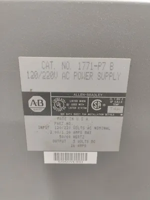 Allen-Bradley 1771-P7 Electrical/PLC/Automation | ESS Industrial Equipment Sales (6)
