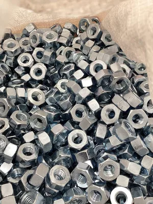 GRC Heavy Hex Nut Size 3/8-16; 17mm; 1000/Bag -NOS