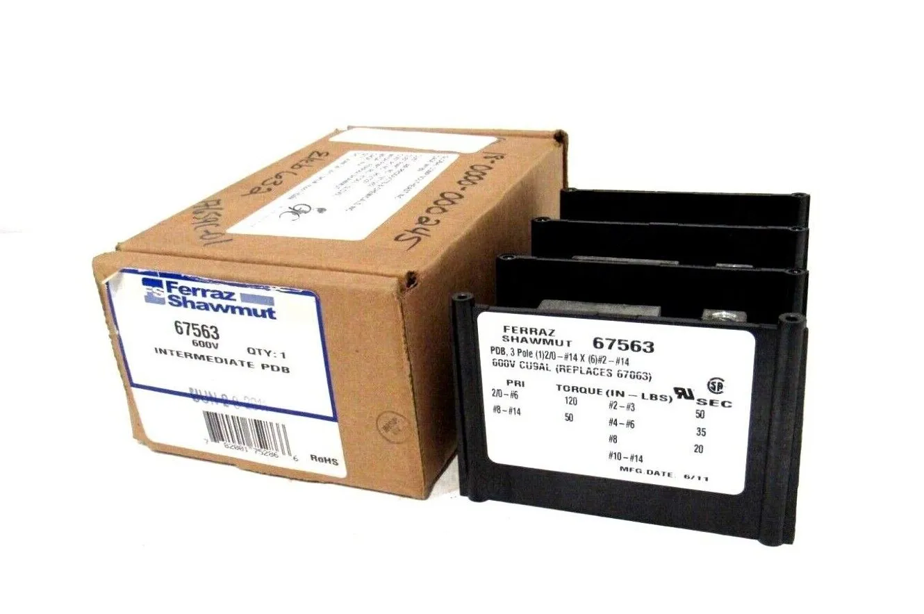 NEW FERRAZ SHAWMUT 67563 DISTRIBUTION BLOCK