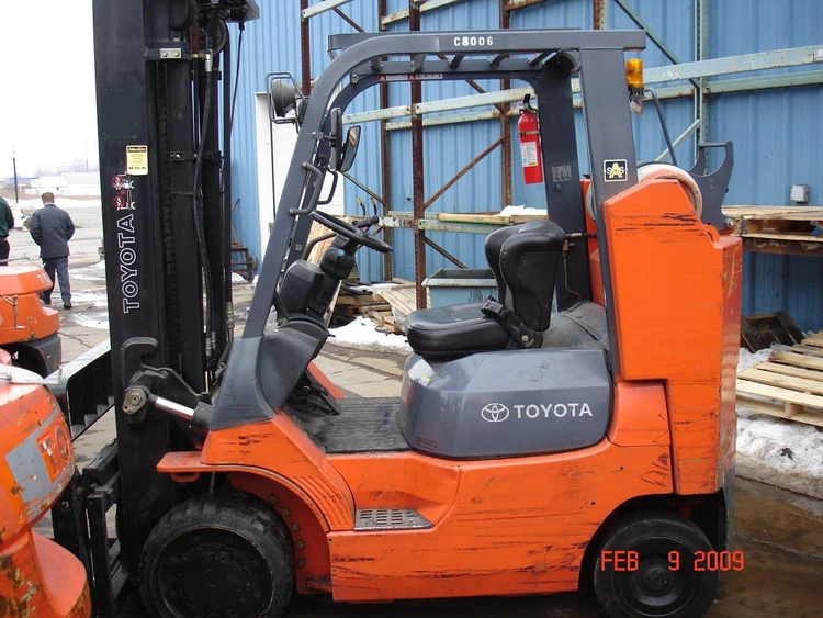 Used TOYOTA 5000 LBS Liquid Propane Forklifts US | Miami Dade Forklift #759192