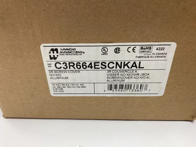 USED HAMMOND ALUMINUM ENCLOSURE JUNCTION BOX