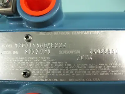 USED Micro Motion R050S113NCAAEZZZZ