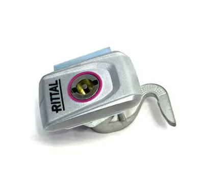 USED RITTAL CAM LOCKING DEVICE FOR ENCLOSURES, ALUMINUM FACE PLATE