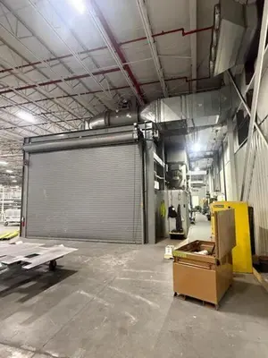 Used SIDE-DRAFT DRIVE-THROUGH PAINT BOOTH Blast Room (Manual Booth) Pennsylvania US | Shot Blasting Equipment #1371243