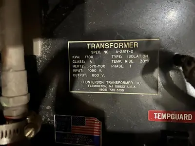 USED 2006 AJAX PACER-II 750 KW POWER SUPPLY