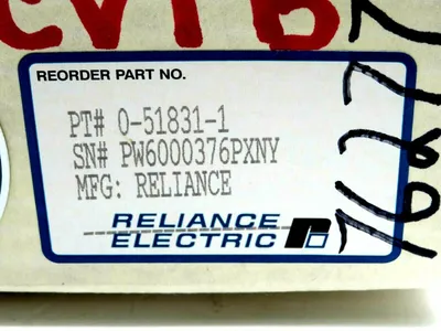NEW RELIANCE ELECTRIC 0-51831-1 CONTROL BOARD 0518311