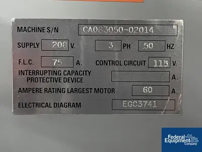 USED Cumberland 20 HP Cumberland Granulator, Model 16X28