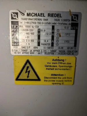 USED MICHAEL RIEDEL DRVL 10000 VL-CSA