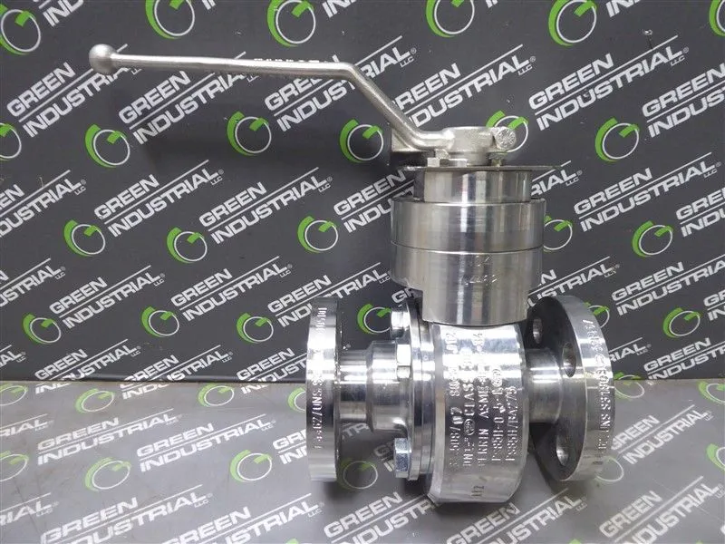 1/2" Perrin PS85H-0,5-L PS85H/BA275 Series 80-M TwoWay Ball Valve Class 300 Used