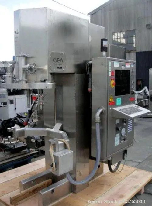 Used COLLETTE GRAL 75 High Shear Pharmaceutical Granulators Illinois US | Aaron Equipment #85566
